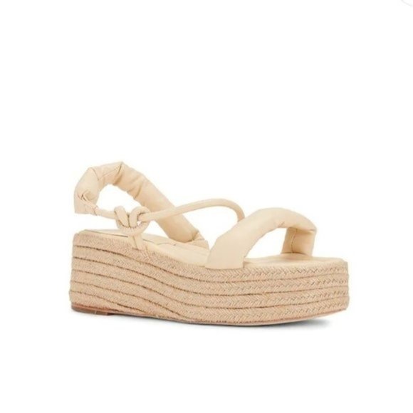 Equitare Kinga Espadrille Sandal in Cream - Picture 1 of 12